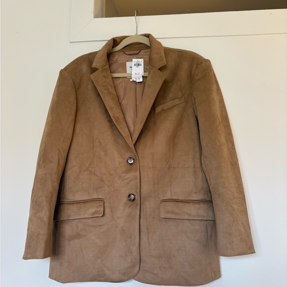 NWT Abercrombie & Fitch Women's Suede Blazer